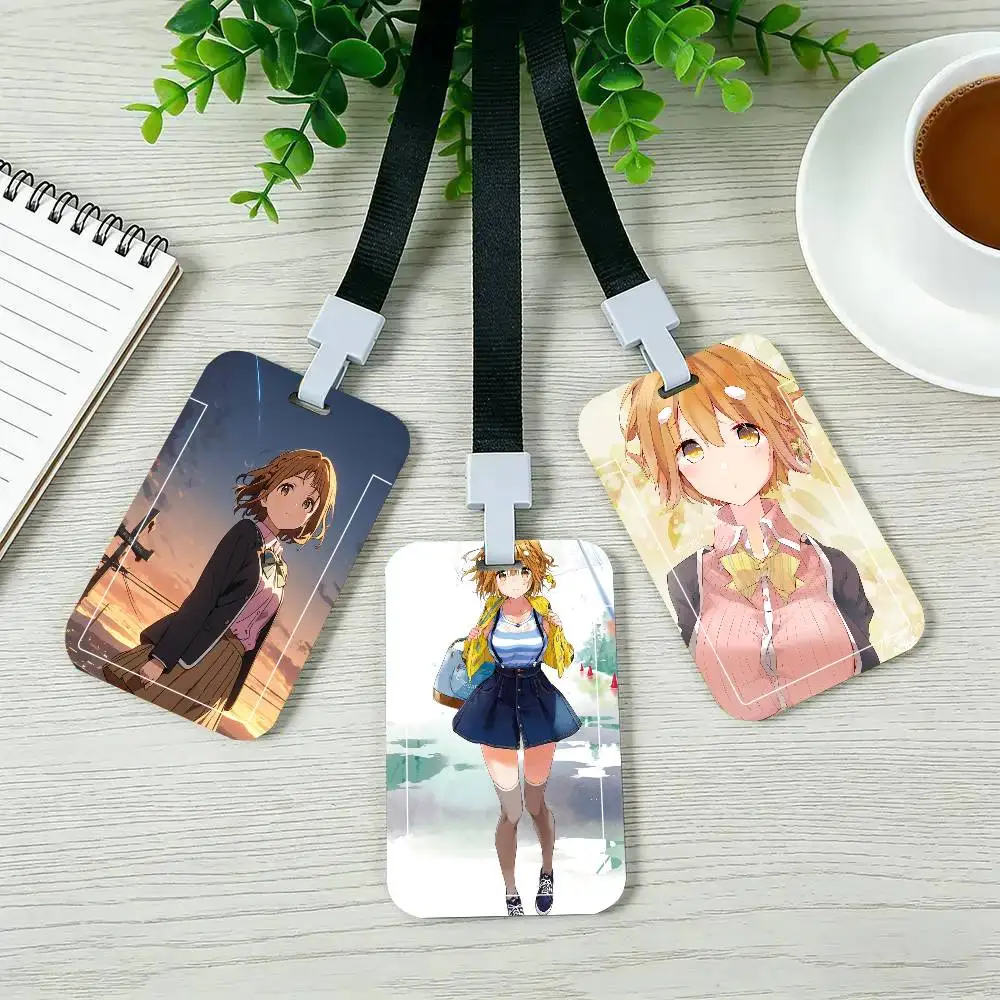 Koiwai Yoshino, Manga Japonés, Masamune Kun No Revenge, Porta Tarjetas con Cordón Negro, Porta Tarjetas de Comida para Estudiantes y Identificaciones Escolares