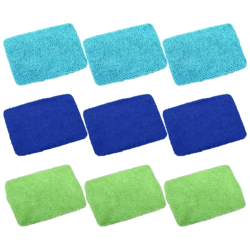 

9pcs Glass Cleaning Cloth Convenient Glass Cloth Replaced Window Screen Cleaner Cloth Window Device Washing Dust Cloth