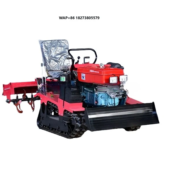Agricultural Machinery 25hp 35hp 40hp Crawler Tractor Rotary Tiller Cultivator for Tractor