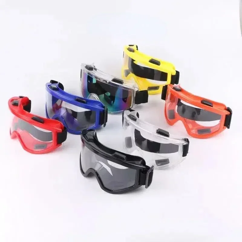 Anti-splash Dust-Proof Wind-Proof Industrial Research Work Lab Eyewear Eye Protection Safety Goggles Clear Lens Safety Glasses
