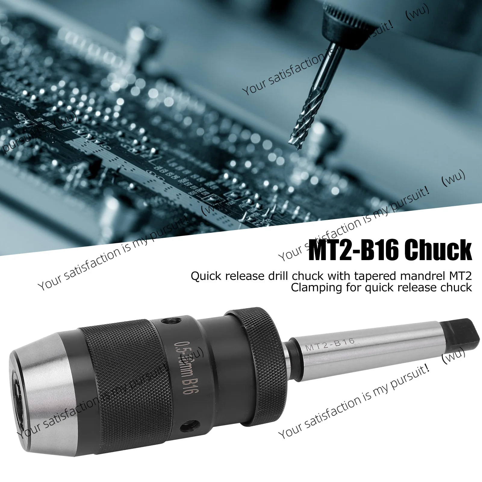 Quick release Mohs taper 0.5-16mm MT2-B16 MT2-B16 Mohs taper chuck for drilling machine