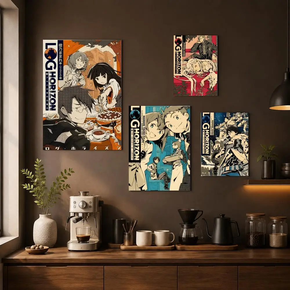 L-Log H-Horizon Poster Waterproof Wall Art Sticker For Home Living Room Bedroom Bar Vintage Decor High Quality Print Gift
