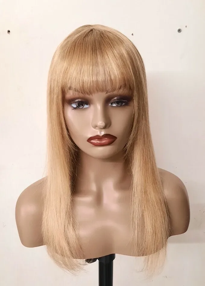 Brasileiro # P27/613 Peruca Reta Com Franja 18