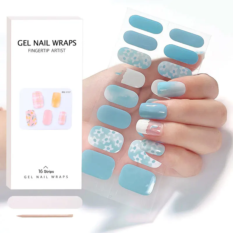 Reutilizar pegatina de uñas de Gel japonés, pegatina de uñas Uv bonita de dibujos animados, Manual DIY, polvos acrílicos, líquidos, belleza y salud