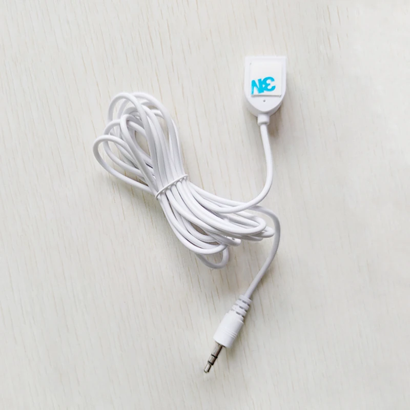 1/2/5 قطعة 3.5 مللي متر جاك 2- متر السلكية استشعار تسرب المياه سلك اثنين من التحقيق الحساسة وملصقات بمادة لاصقة ذاتية للكشف عن التسرب #2