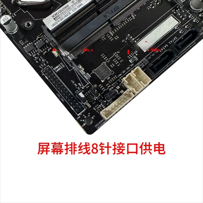 All-in-one machine mini main board B460I H410I V2.0 D4 10th generation processor M2 interface industrial  board used disassembly