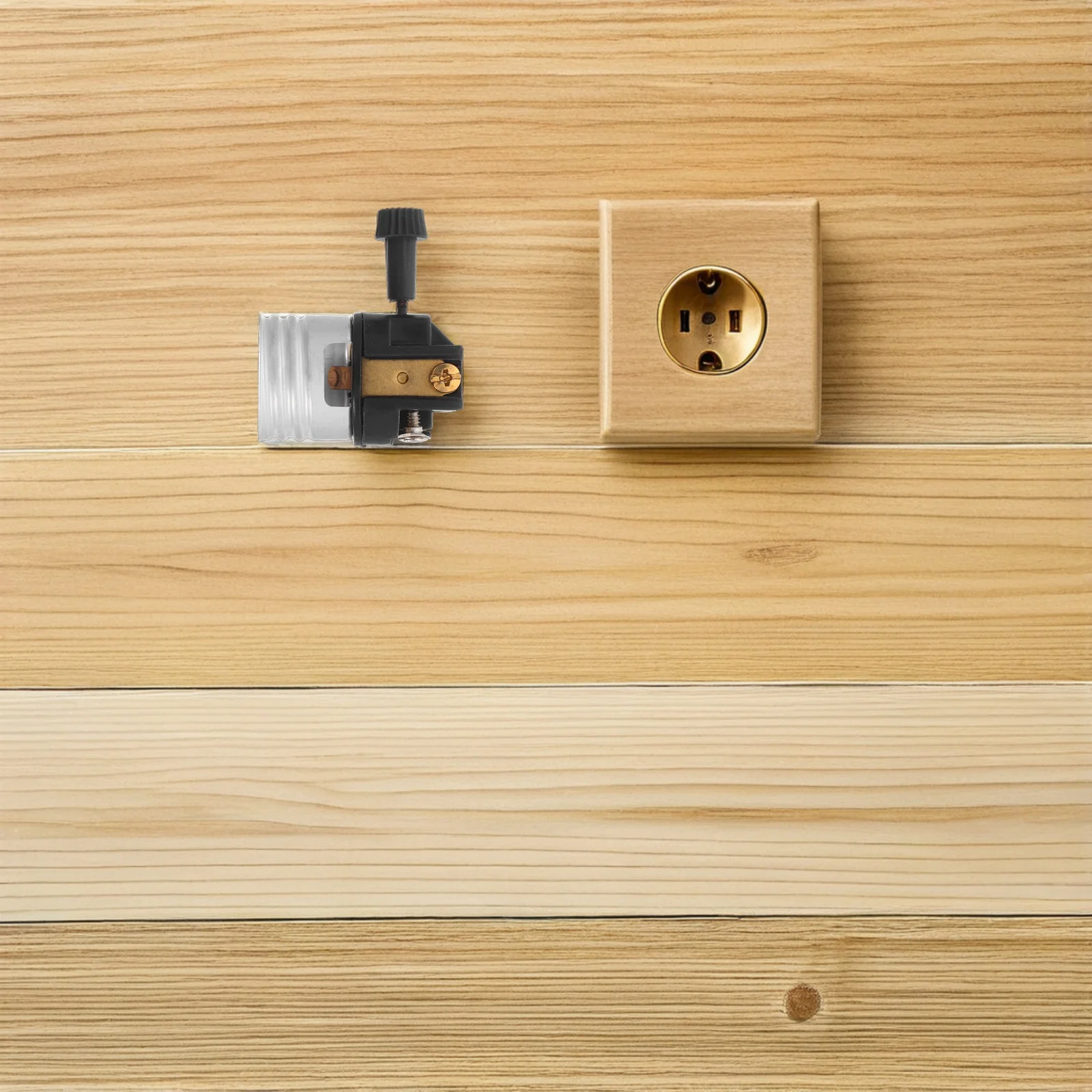 6Pcs E26 Lamp Socket Aluminum Replacement Durable Locking Design Waterproof Dustproof for Table Floor Lamps Light Bulb Base