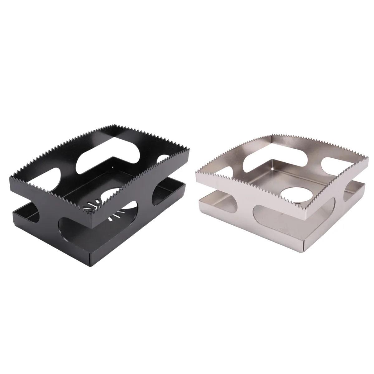 2 Pcs Square Slot Cutter for Electrical Box Drywall Outlet Cutout Tool Oscillating Square Blade for Drywall, Metal, Wood