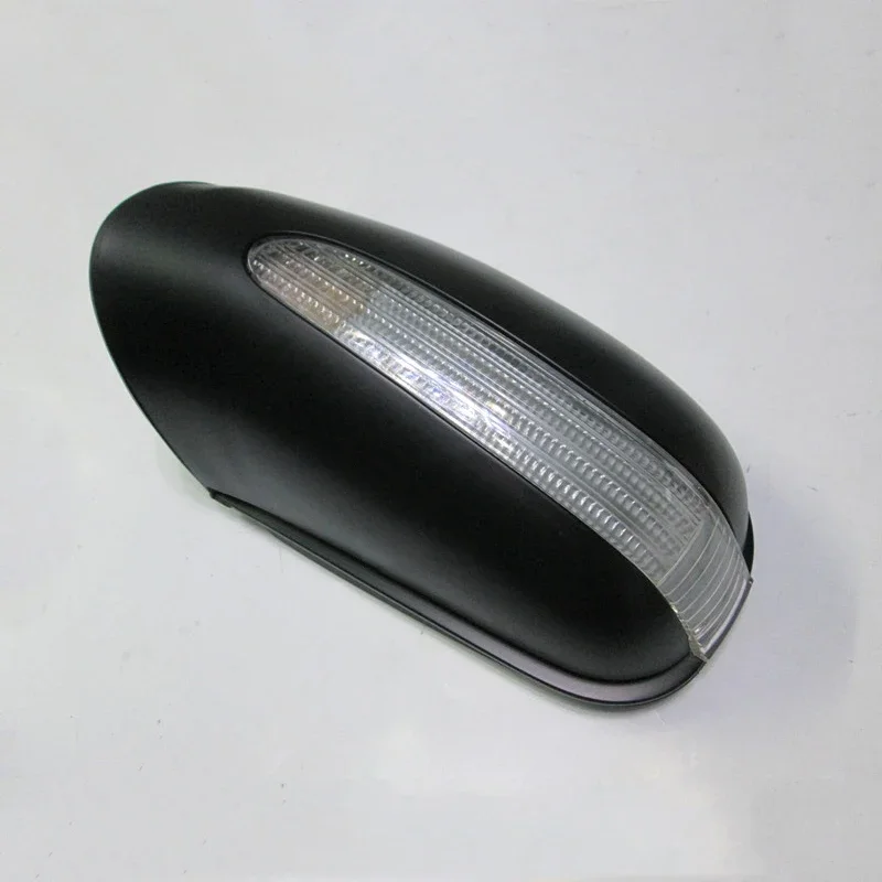 Front Right/ Left Side Mirror Door Rear View Light Cover Black For Mercedes W220 S280 S320 S350 S500 S600 CL500 S55