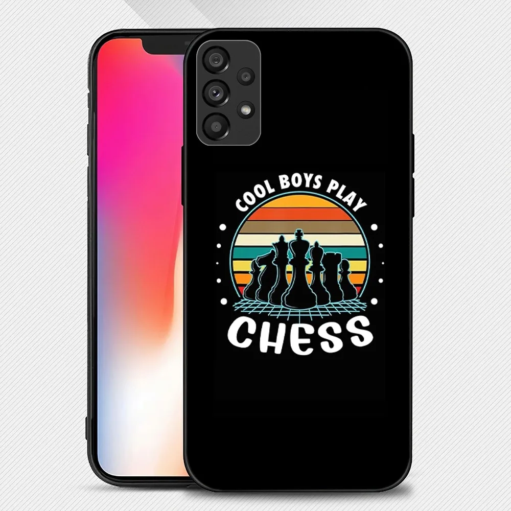 CHESS CHECK MATE Phone Case For Samsung Galaxy S22 S23 Ultra S21 S20 FE Plus Note 20 Soft Cover image 3