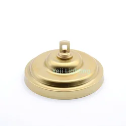 150mm Pure Copper Ceiling Plate Brass Ceiling Rose Heavy Crystal Chandelier Copper Lamp Base Rust-proof Original Copper Base DIY