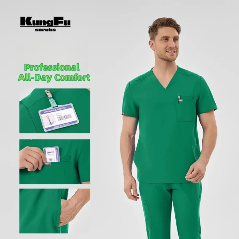 ensemble-de-tenue-medicale-pour-homme-uniforme-de-clinique-ensemble-d'infirmiere-dentaire-vetements-de-travail-pour-hopital-veterinaire-tissus-impermeables-avec-ions-d'argent-antibacteriens