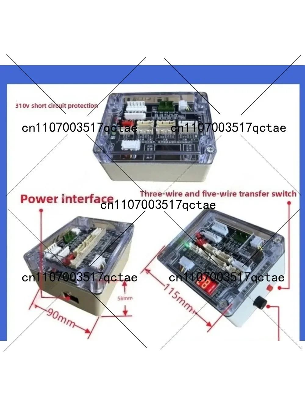 5-Wire DC Fan Tester 3/5-Wire Motor Diagnostic Tool HVAC AC System Analyzer And Detector for Automotive And HVAC Repair