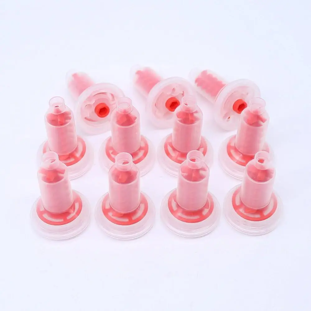 50PCS Dental Disposable Mixing Tip Nozzle Conveying Mixer Impression Intraoral Syringe