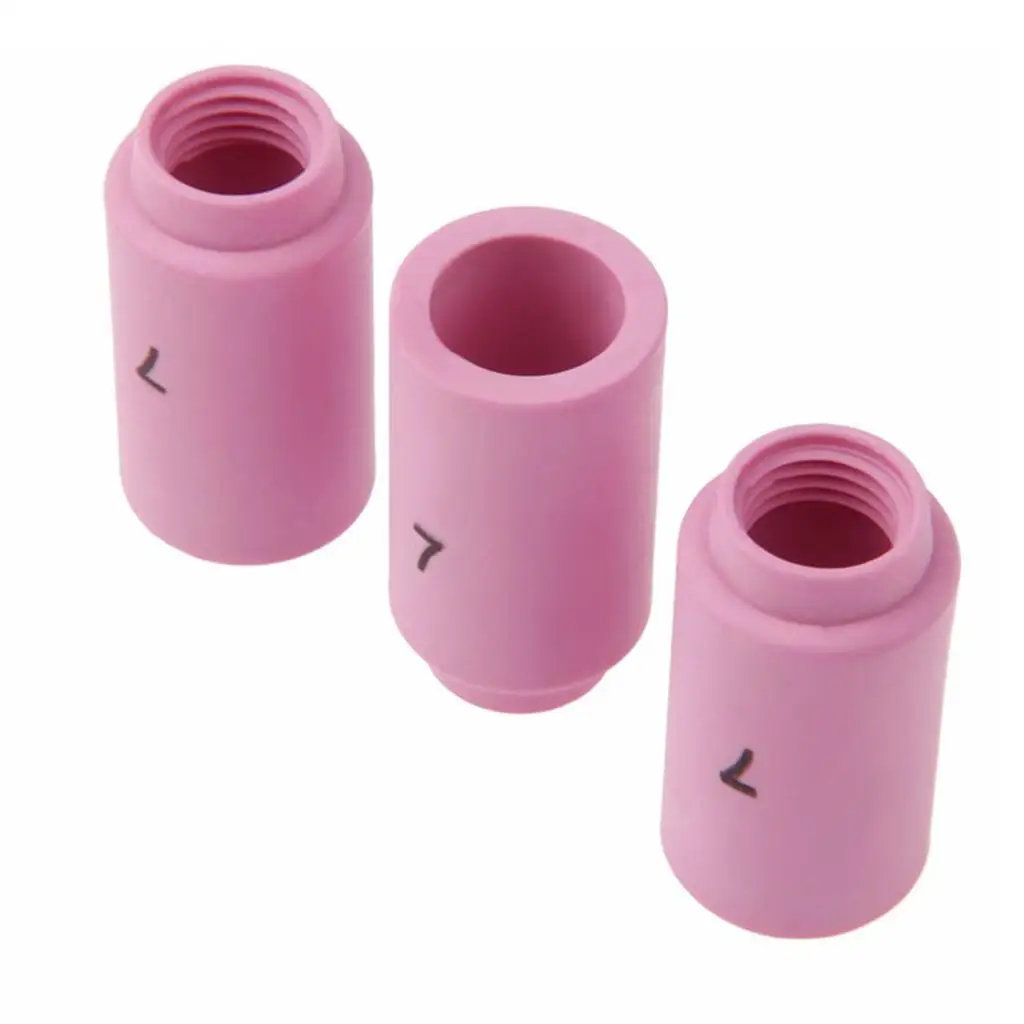 13N11 #   Copo protetor de bico de alumina 7 TIG para tocha TIG WP9 20 25 10 peças