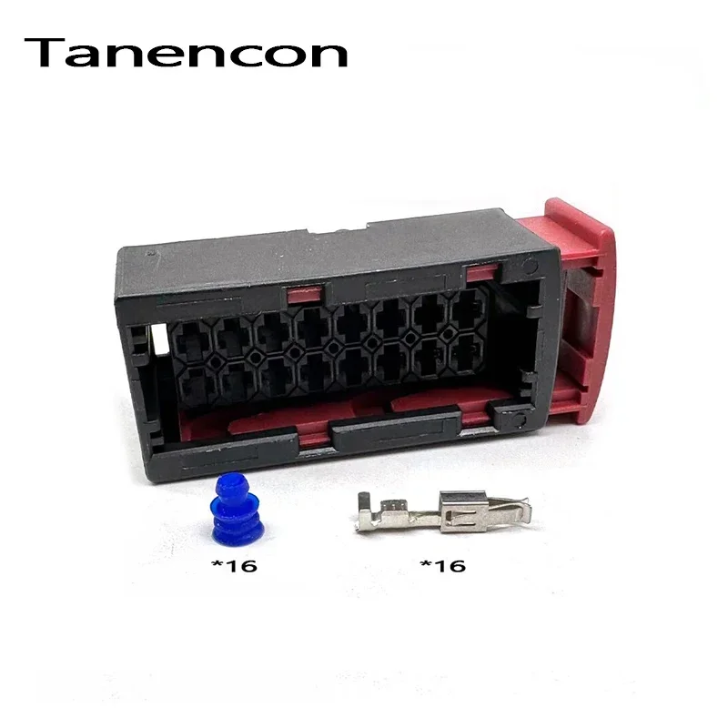 1 Set 16 Pin Automotive Trip Computer ECU Connector Car Electronic Control Unit Waterproof Plug 1-967242-1 1-965427-1
