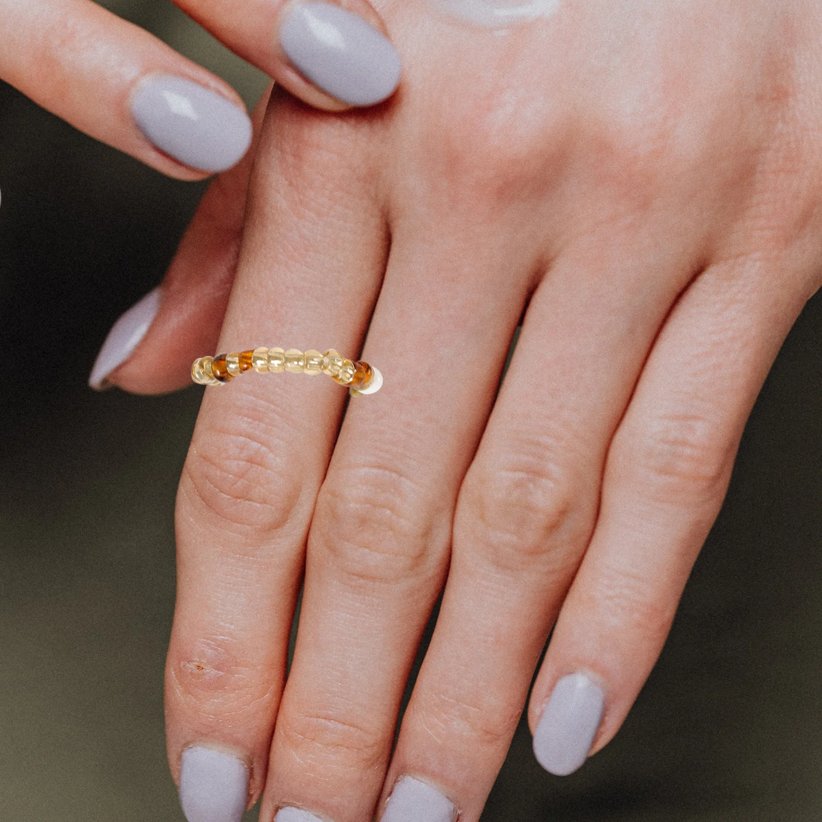 

21pcs Colorful Beaded Rings for Girls Women Creative Stylish Finger Jewelry Decorative Accessories Ring