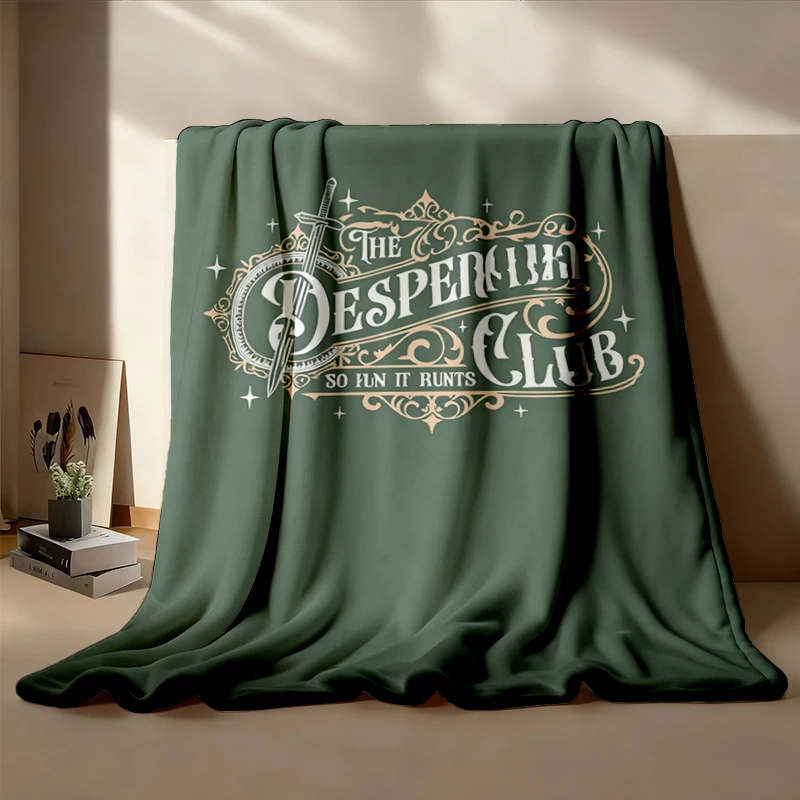The Desperado Club Colors Flannel Blanket, New Achievement Carl Flannel Throw, Fantasy Booktok Gift, Dungeon Crawler Car