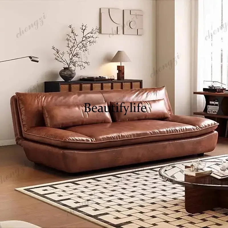 Designer Brown Living Room Sofas Luxury Aesthetic Modern Floor Loveseat Sofa Bed Lounge Bedroom Sofa Wohnzimmer Furniture Home