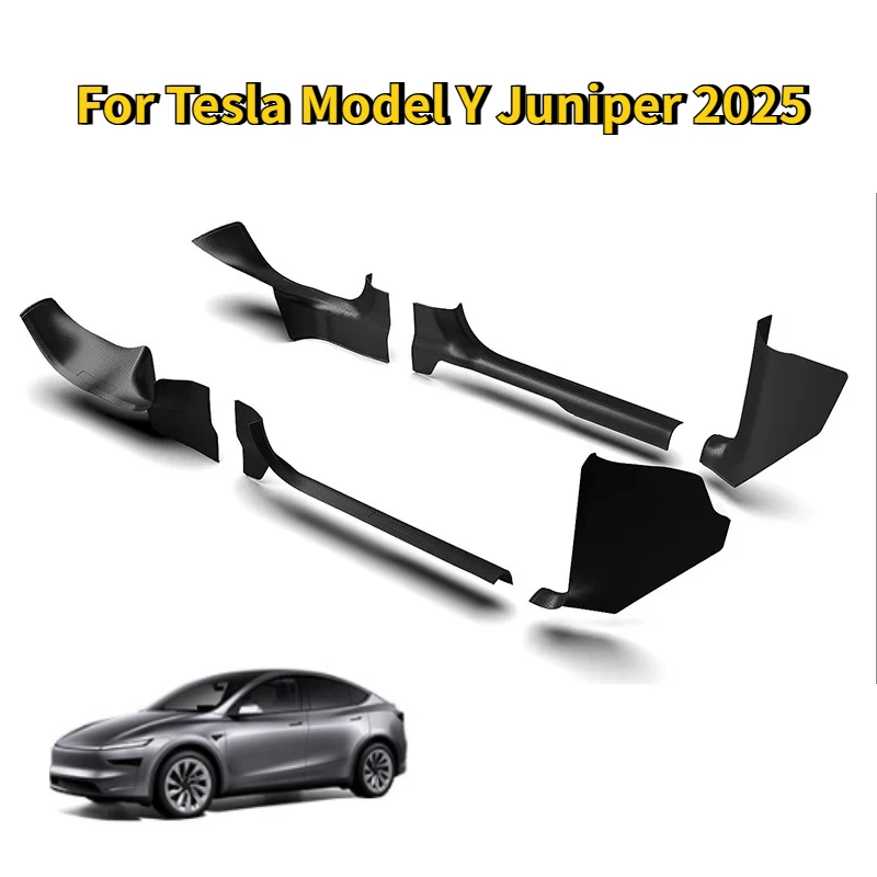 

For Tesla New Model Y Juniper 2025 2026 ABS Front Rear Door Sill Protector Threshold Strip Anti-kick Guard Panel Waterproof Pad