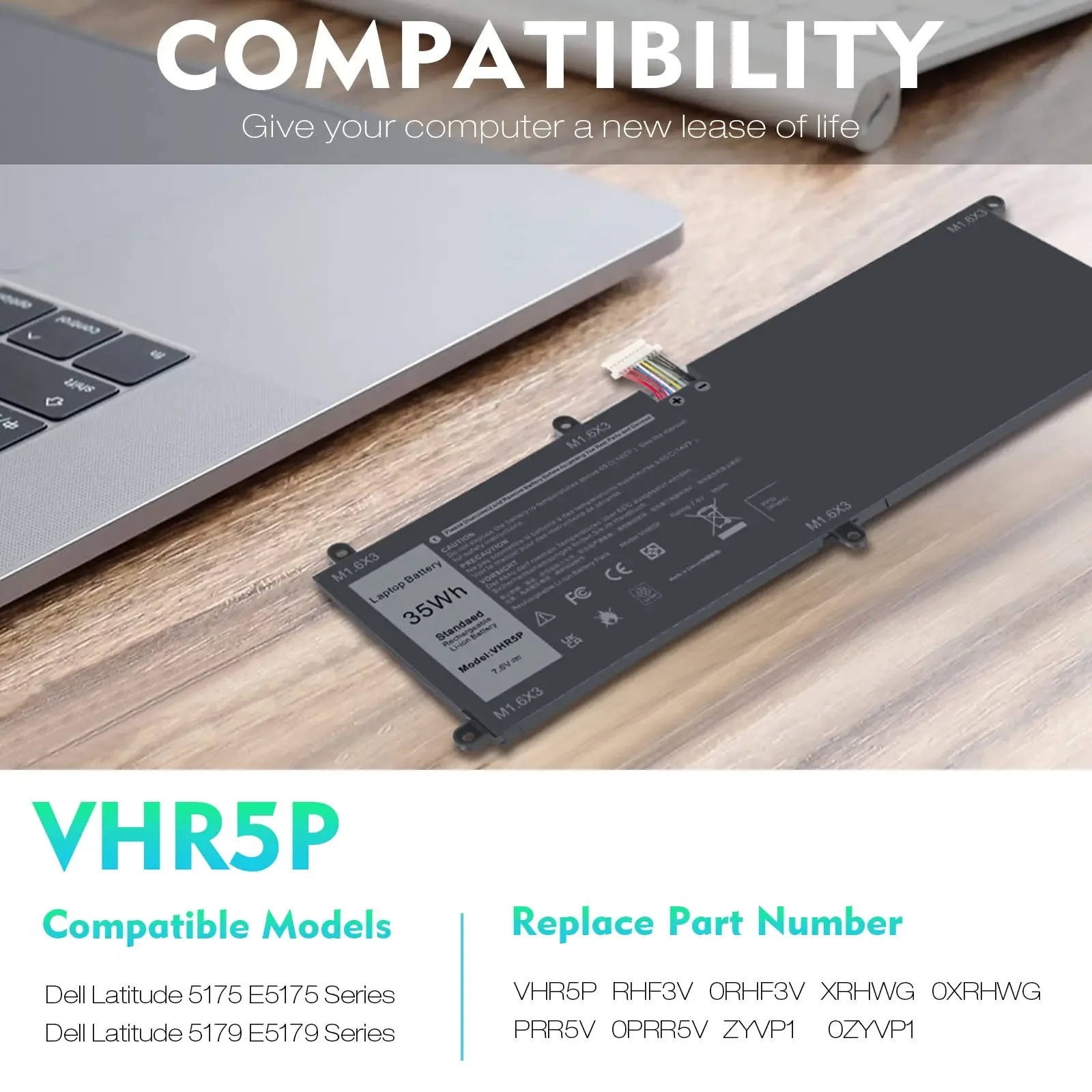 Batería Dell Latitude 5175 5179 – Reemplazo Alta Capacidad - imagen 5