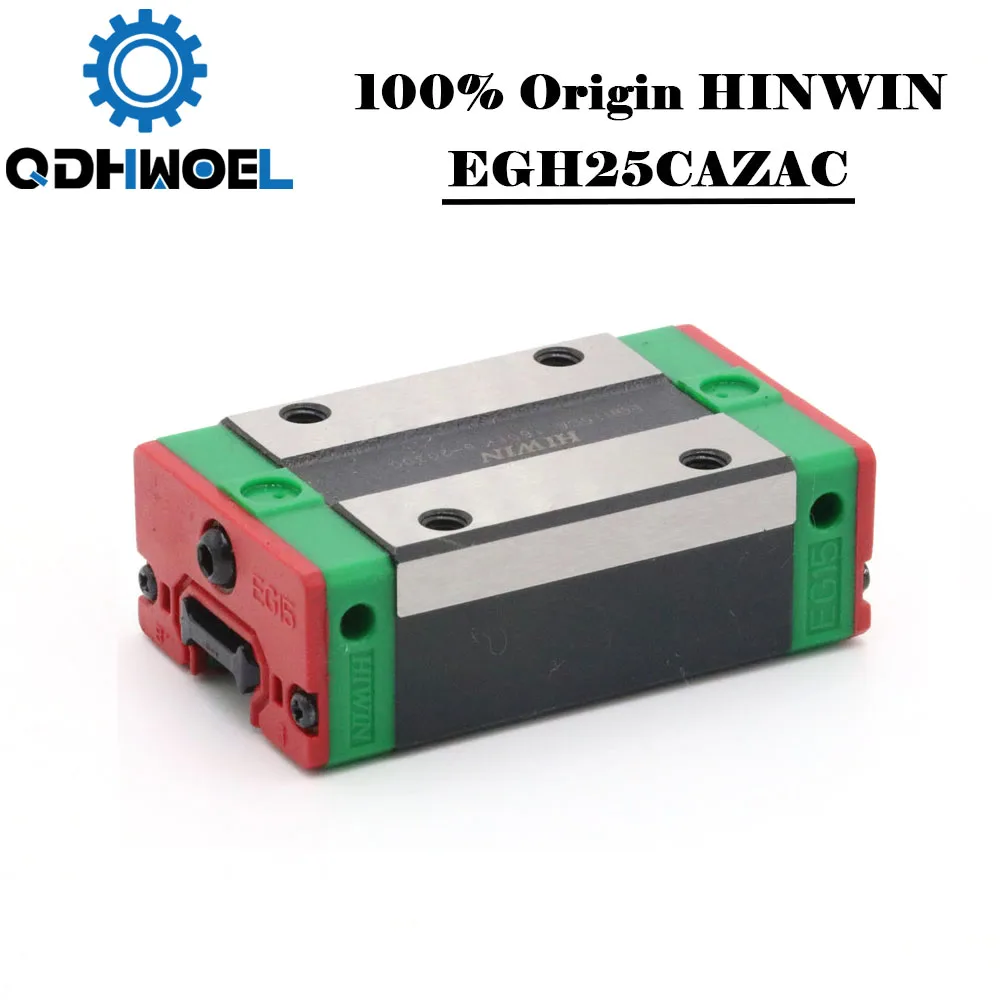 

QDHWOEL Taiwan Hiwin Rails linar Square Sliders EGH25CAZAC Bearing Block Carriage for CNC Machine Parts