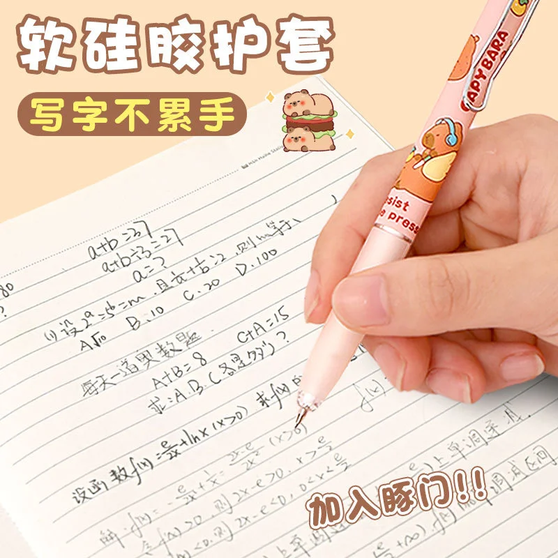 20 set/lot Kawaii Capybara Mechanical Pencil Cute 0.5mm Drawing Writing Automatic Pen School Office Supplies