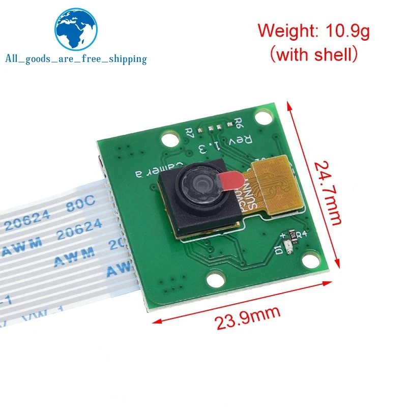 وحدة كاميرا Raspberry Pi 3 Model B + 1080p 720p كاميرا صغيرة 5MP كاميرا ويب كاميرا فيديو متوافقة مع Raspberry Pi 4 Model B #2