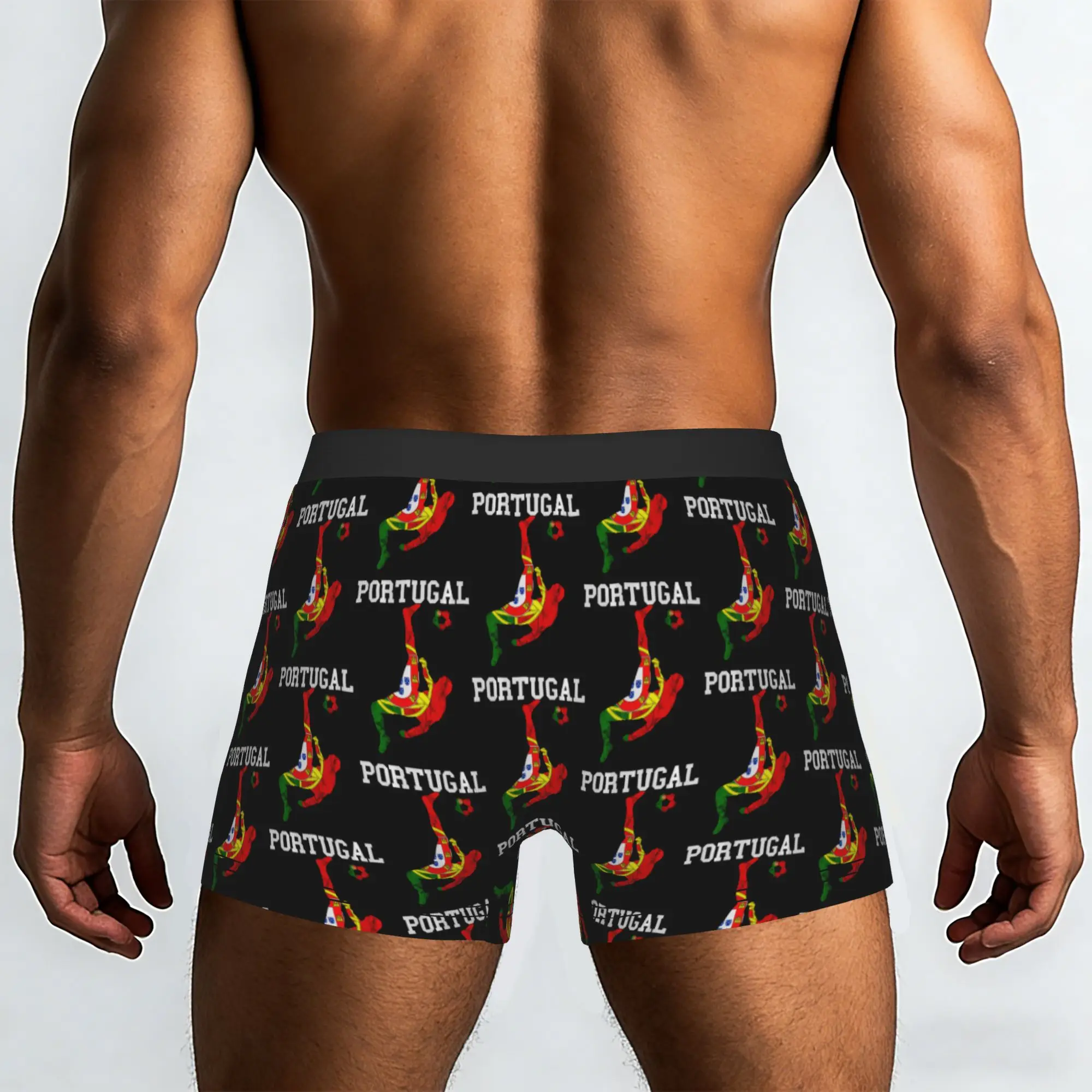 Portugal Portuguese Flag  Portuguese Underpants Breathbale Panties Male Underwear Ventilate Shorts Boxer Briefs
