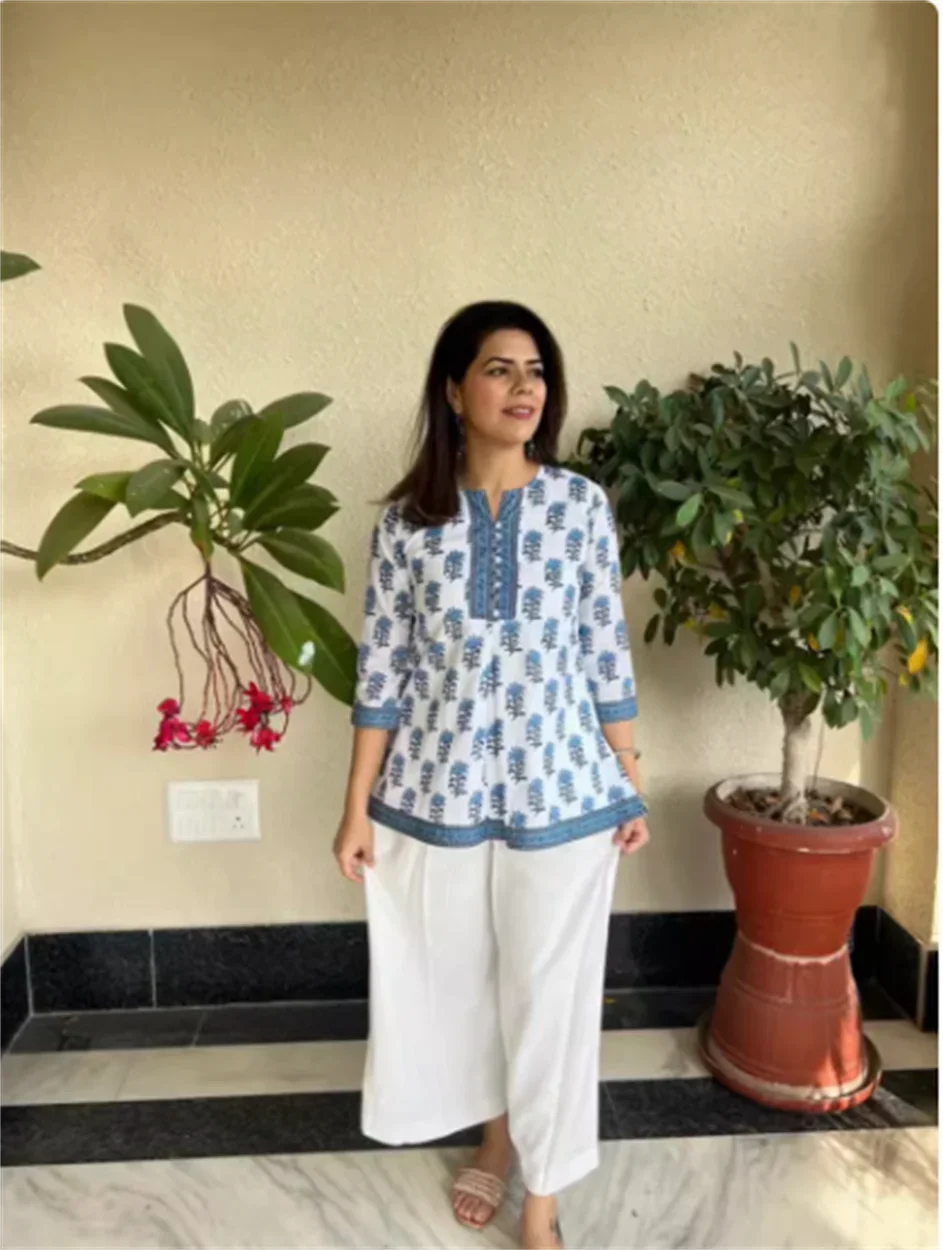 Imported ethnic traditional clothing from India, women's pure cotton