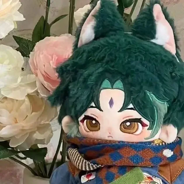20cm Anime Genshin Impact Xiao chico guapo muñeca Cosplay juguetes  peluche de algodón cuerpo vestir ropa algodón regalo de Na