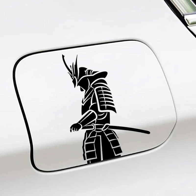 Japanese Samurai Karate Kendo Icon Logo Decal Silhouette Graphics Car Stickers Bumper Windows Trunk Car Door Protector  8cm