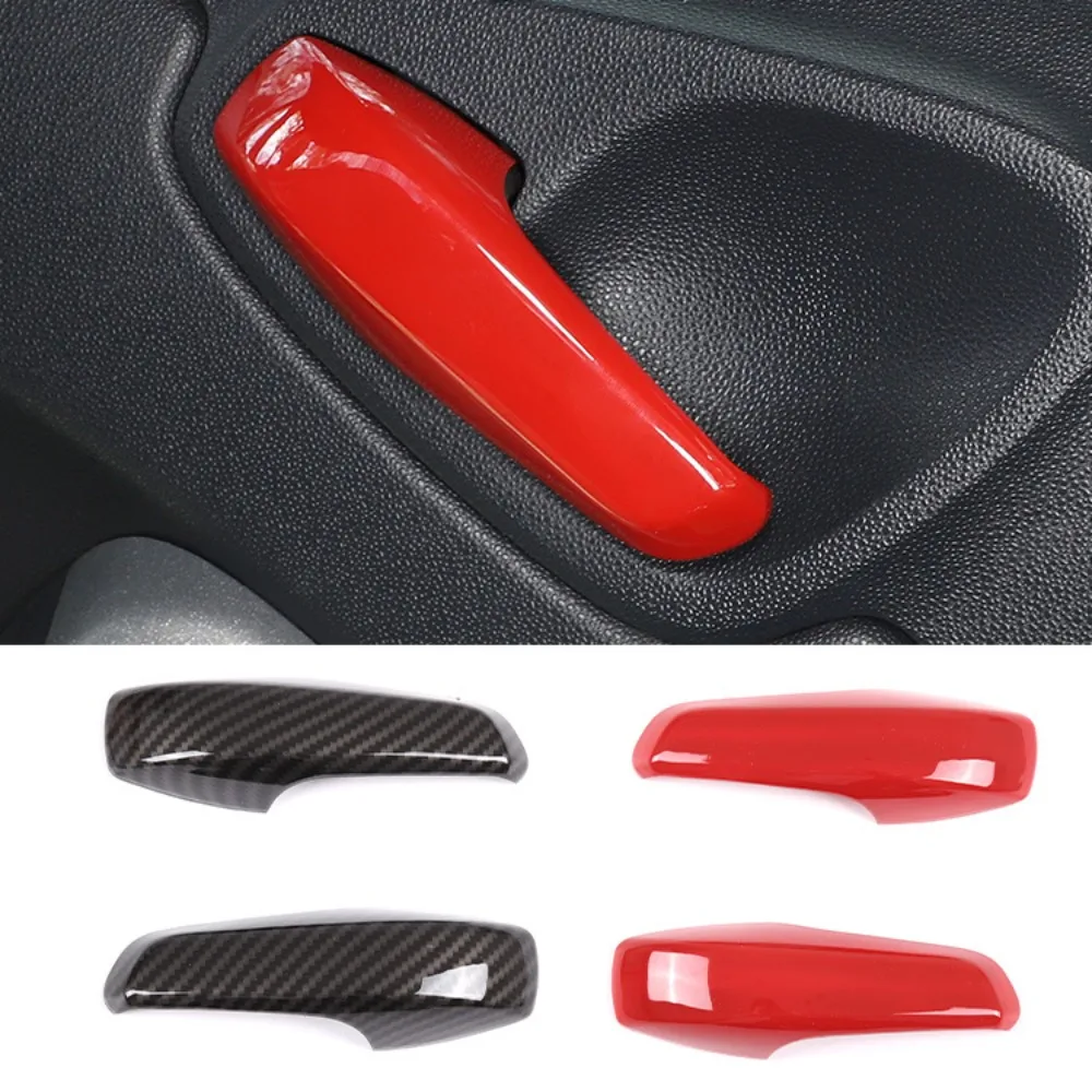 

Car Door Bowl Cover For Mercedes Smart Fortwo 451 2010-2014 Trim Frame Stickers Interior Armrest Handle decorative accessories