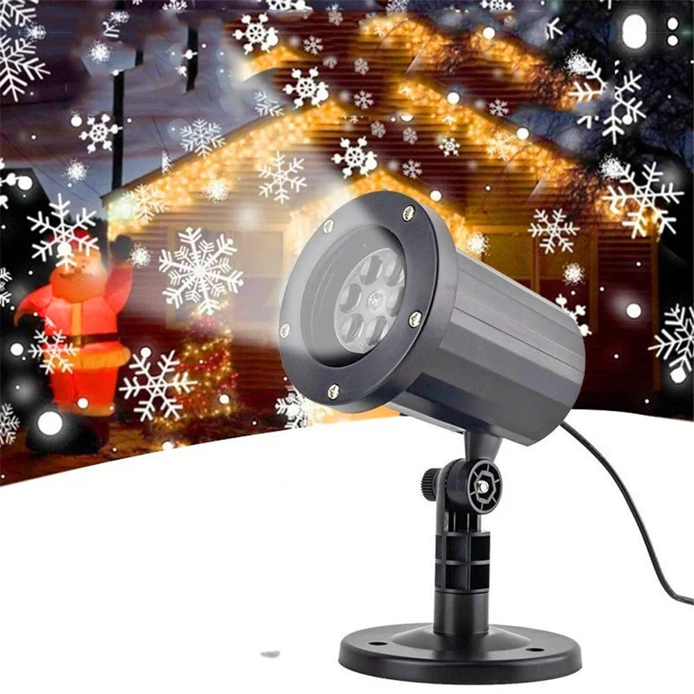 

Outdoor New Year Snowflake Christmas Led Projector Light Indoor Lighting Projector Light For Kids Christmas Gift