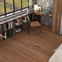 1Roll Peel and Stick Floor Sticker Natural Wood Grain Appearance Self Adhesive Scratch Prevention Suitable for Kit 6