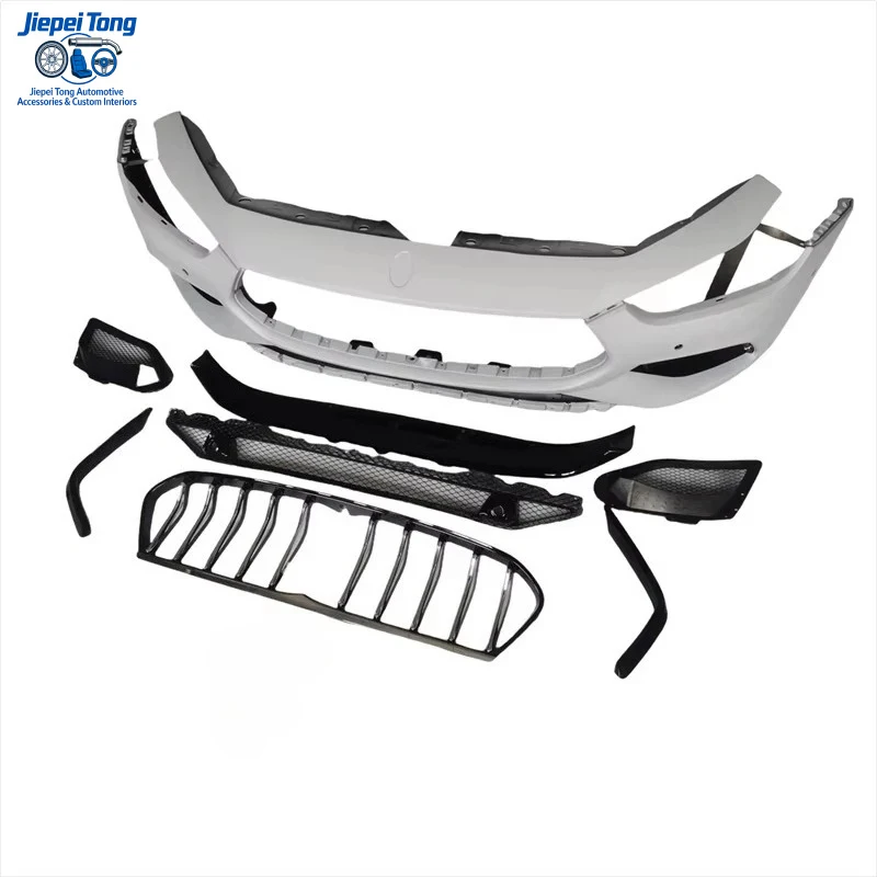 

Подходит для Maserati Ghibli 2014-2017 годов выпуска, тюнинг и модернизация до переднего бампера Sport Trofeo GTS 2018-2023 годов.