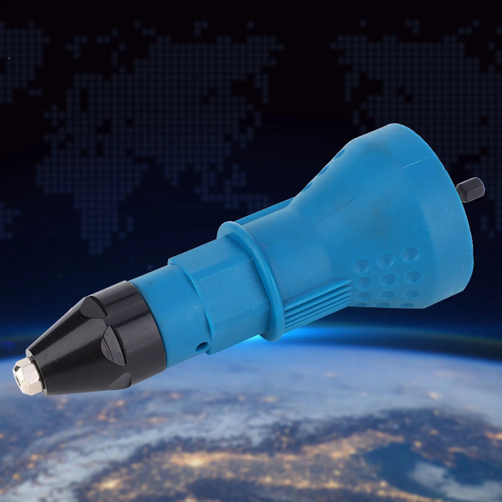 Riveting Drill Adaptor Electric Rivet Nut Gun Adapter Riveter Gun Adaptor Riveting Insert Nut Power Drill Tool Kit