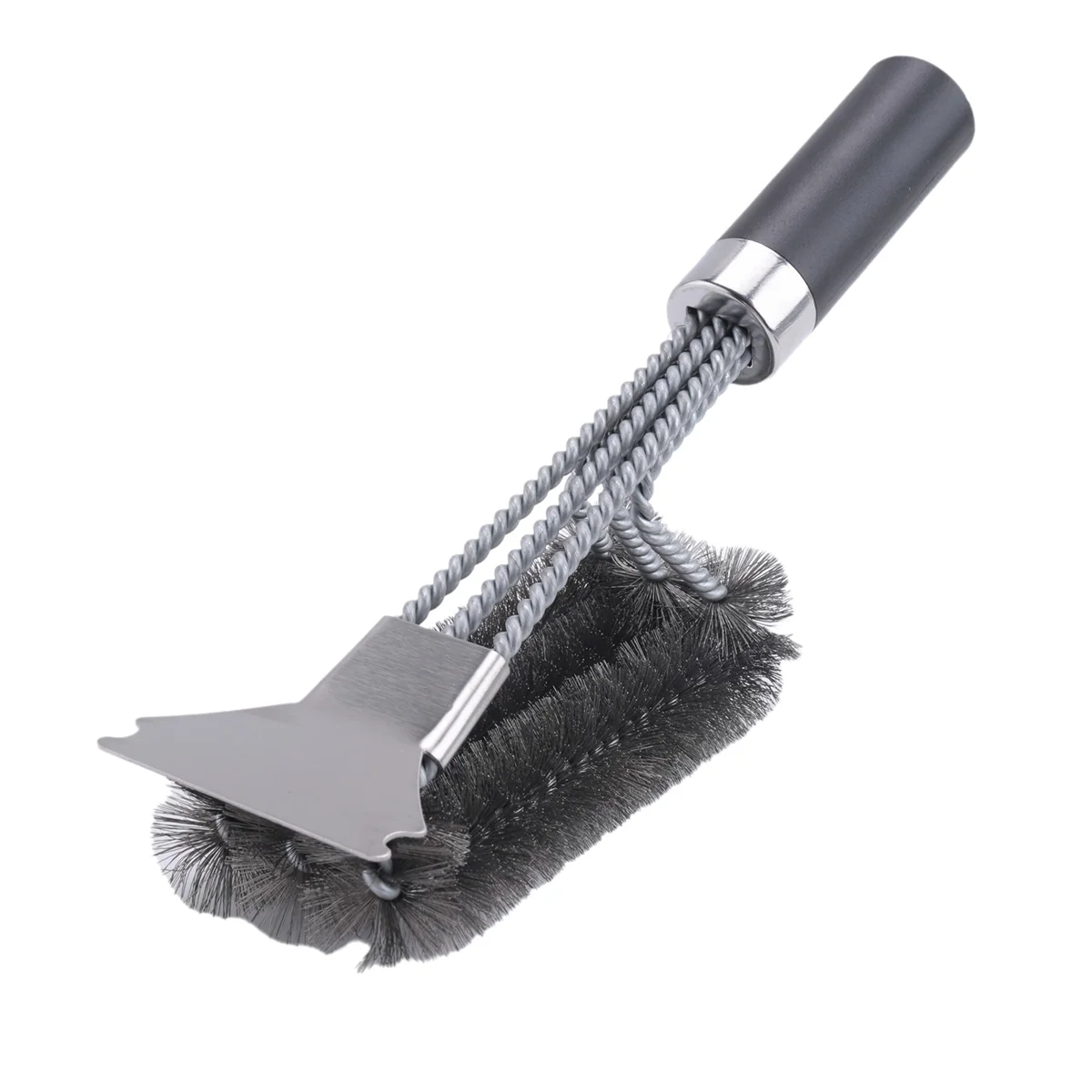 

Grill Brush and Scraper Bristle Free, BBQ Accessories Grill Brush for Outdoor Grill, Safe Stainless Steel BBQ Brush HOT