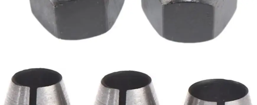 

6mm/6.35mm/8mm Collet Chuck Adapter With Nut For Engraving Trimming Machine High-selling Tool Accessories