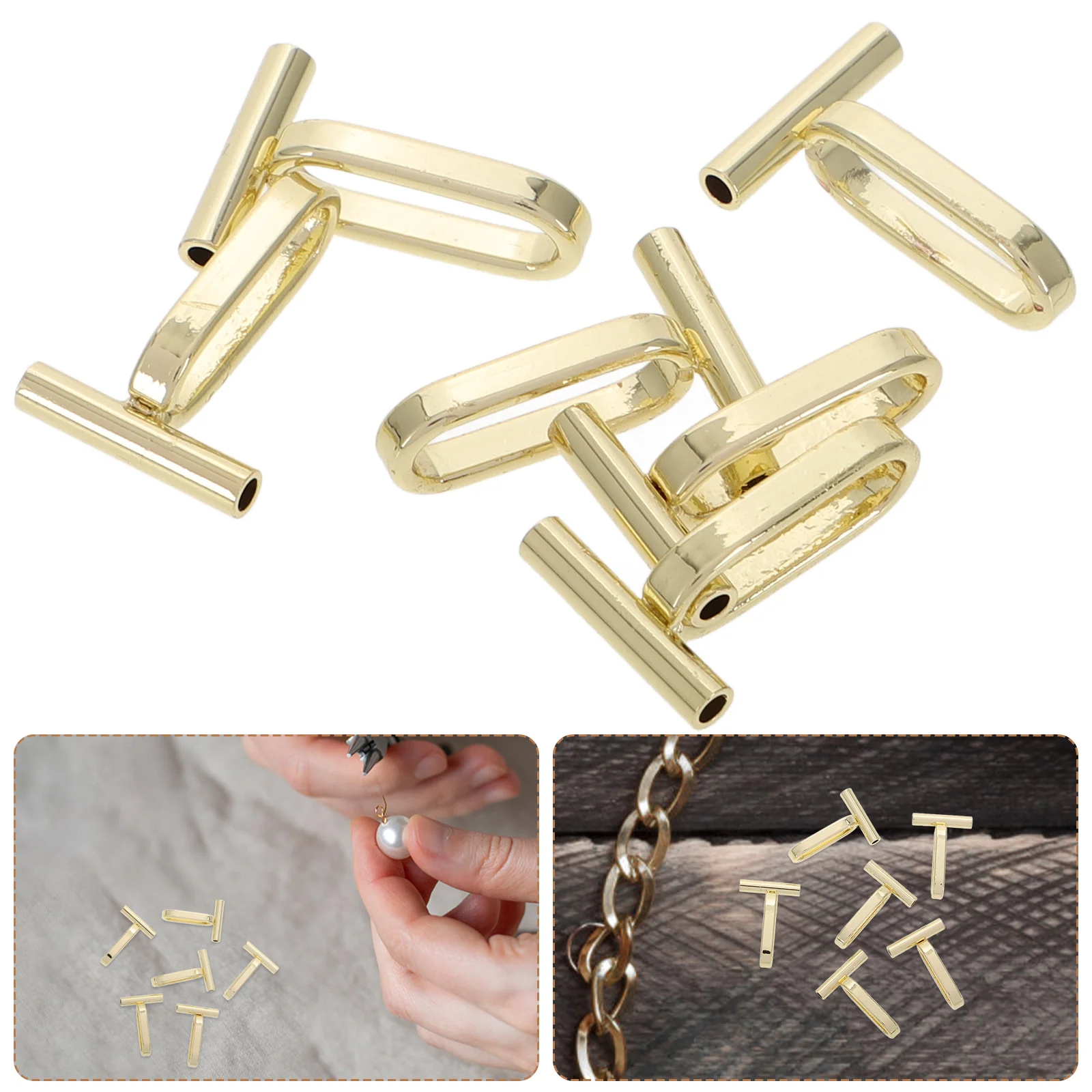 6pcs Metal Brooch Pendant Converters Pin Converter Brooch Converter Brooch Accessory brooch converters