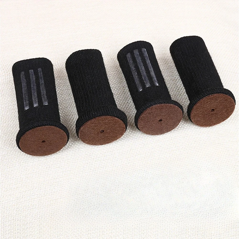 4pcs 16PCS  Felt Pad Knitted Table&Chair Legs Cover Silent Anti-scratch Floor Stool Leg Protector