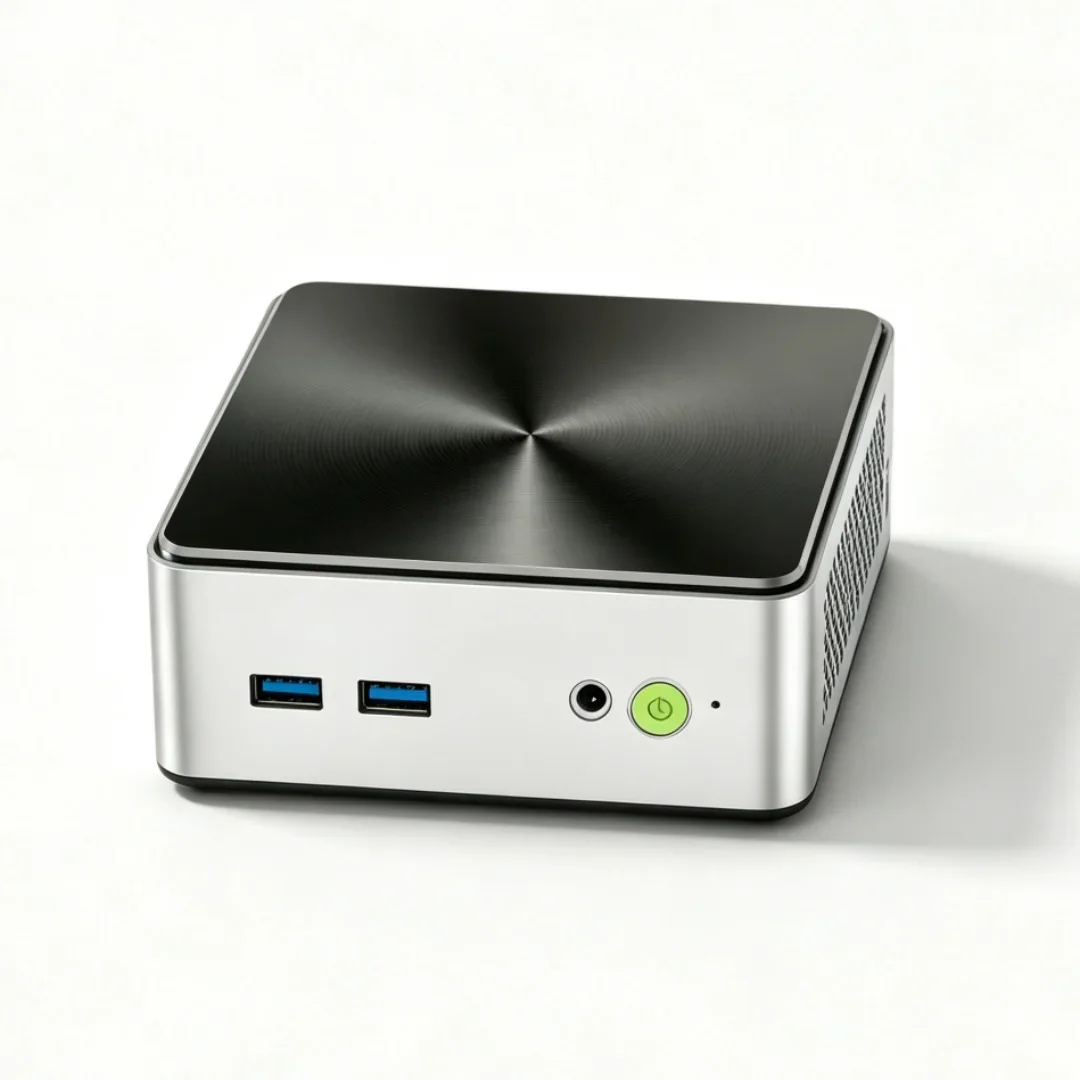인텔 N97 미니 PC 8GB 램 128GB/256GB/512GB 듀얼 M2 슬롯 컴퓨터 데스크탑, 온도 조절 냉각 팬 탑재, 프로용 썸네일 5
