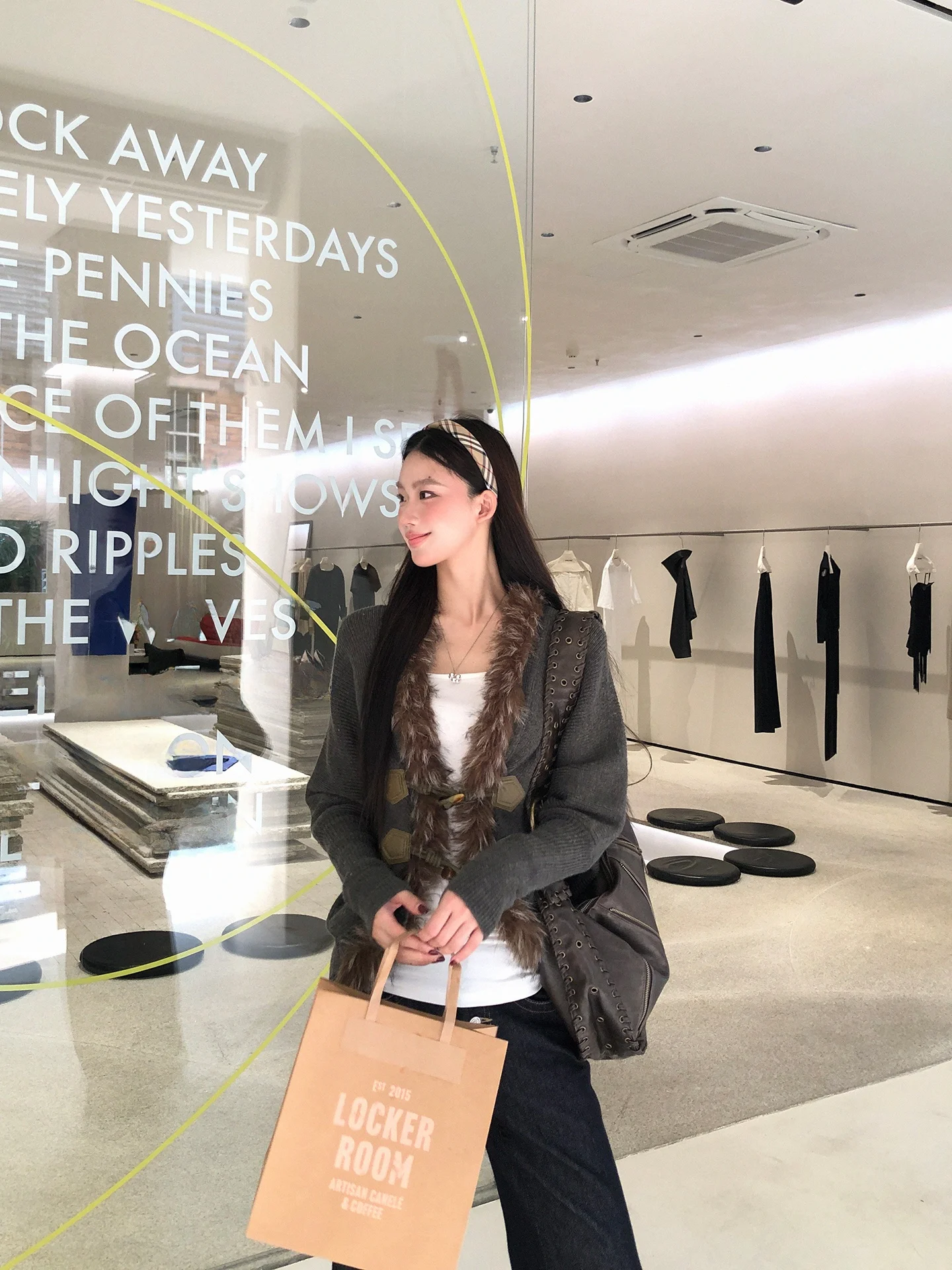 

ay Knitted Open Cardigan Women's Autumn Winter New Design Sense Top Buttoned Sweater Outerwear Straight Tube pe Long Sve