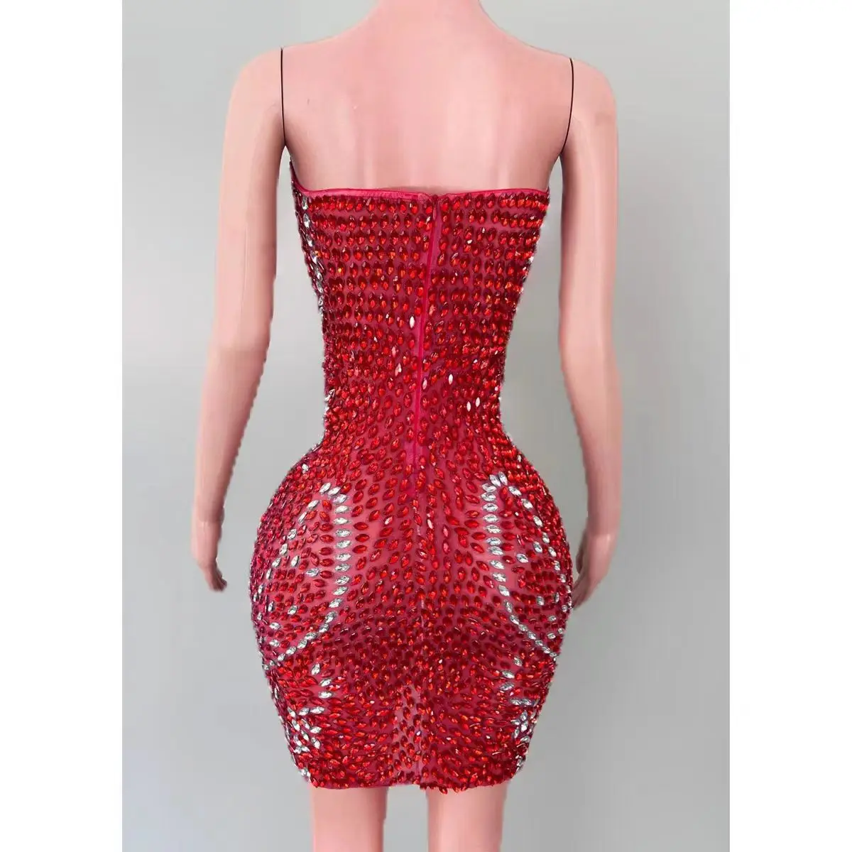 Costume de scène de chanteuse pour femme, Bar DJ, discothèque, jupe Sexy entièrement en diamant, équipe de danse, spectacle à thème de fête de vacances