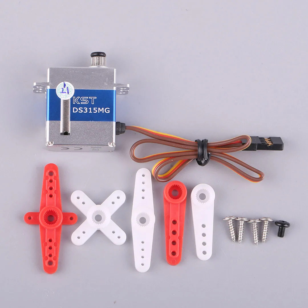 KST DS315MG Servo de metal digital de alta tensão 215MG Placa inclinada de atualização poderosa 450L para modelos de controle remoto