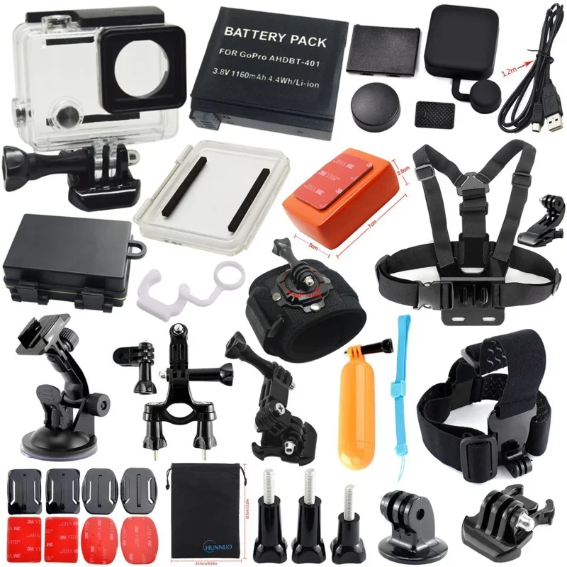 FF-cj54 For GoPro Hero5 360-degree panoramic action camera accessory set 34-in-1 combination package