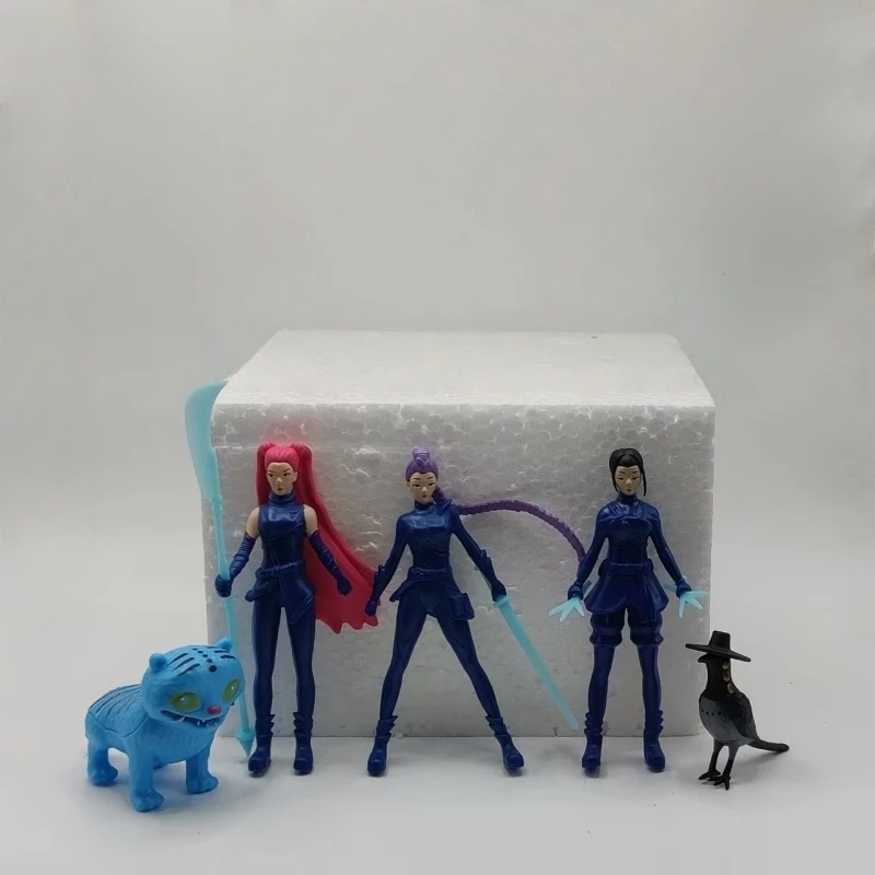 KPop Demon Hunters Model Stripfiguur Standbeeld Pvc Figuur Animatie Randapparatuur Decoratie Verjaardagscadeau Kinderen Speelgoed