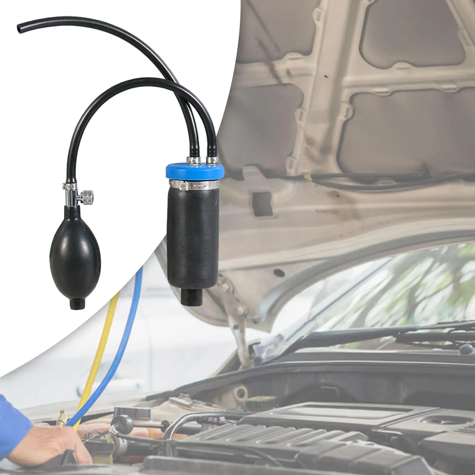 Fuel Leakage Intake Adapter Rubber Smoke Machine Bladder Universal Easy Air Intake Leak Diagnostic Tool for Cars and Trucks