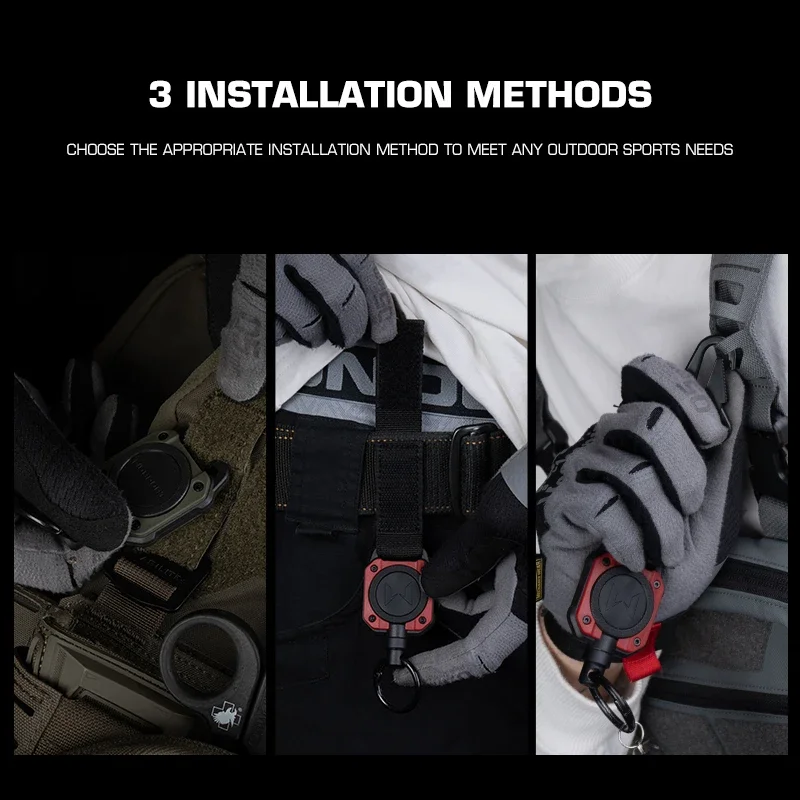 

Крючок для скалолазания, сверхмощный выдвижной трос, катушка для значка, уличный карабин, зажим для значка, тактический брелок