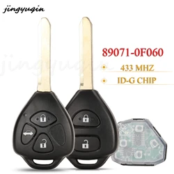 JYQ 26041-11H29 89071-0F060 433MHz G Chip Car Remote Key For Toyota Corolla Avensis Yaris Verso Auris Auto Key Full Control
